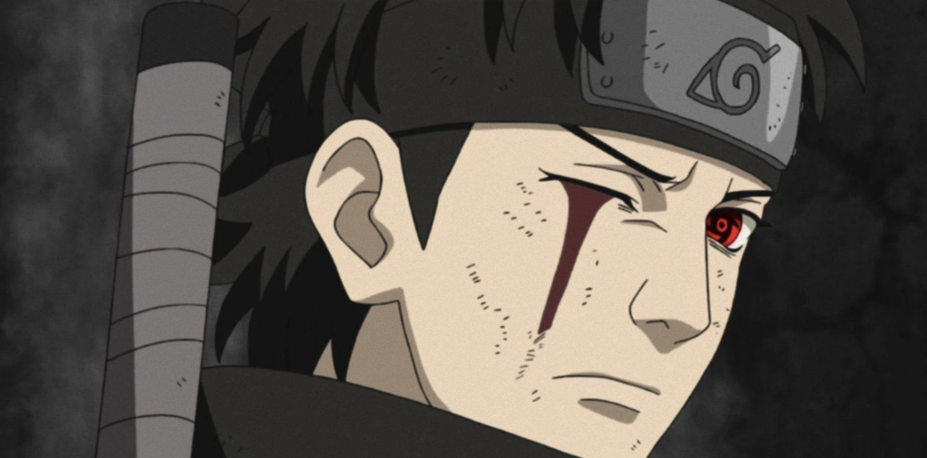 Shippūden, just before he entrusts his remaining Mangekyō Sharingan to Itachi Uchiha.