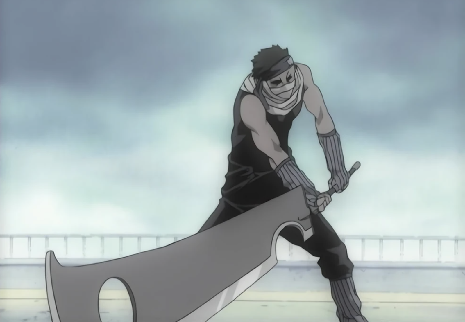 Zabuza Momochi, known as the "Demon of the Hidden Mist," is an elite rogue ninja from the Hidden Mist Village (Kirigakure) in the anime and manga series Naruto. He serves as the primary antagonist of the Land of Waves arc.