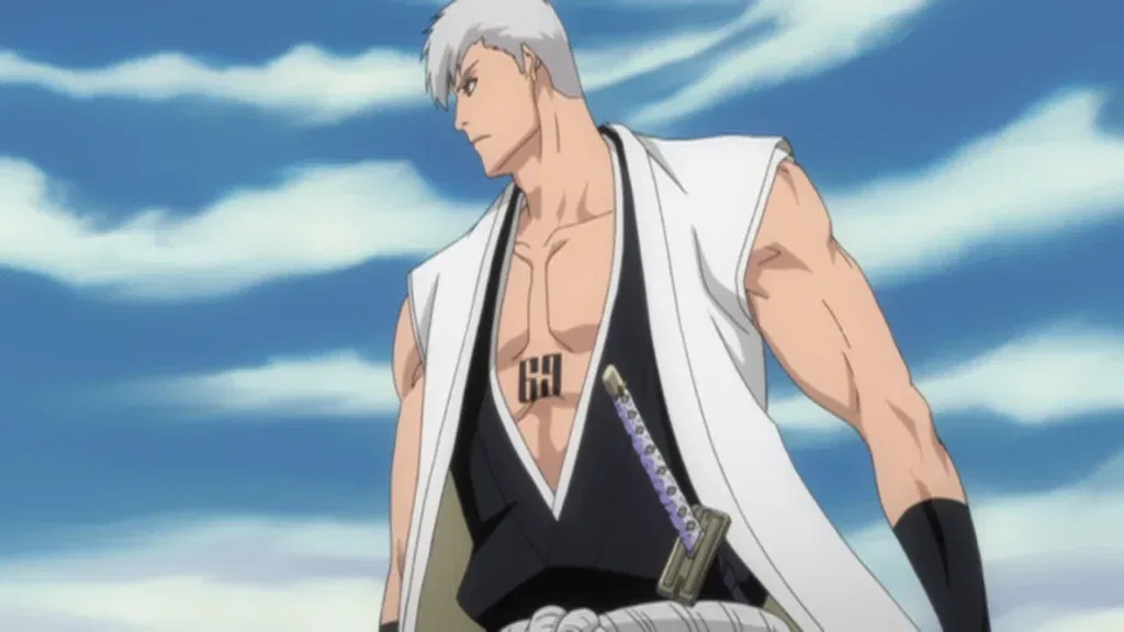 Hunter x Hunter: Every Bleach Gotei 13 Captain, Ranked by Nen Type Potential 3 Kensei as seen in the bleach anime with his 69 tattoo