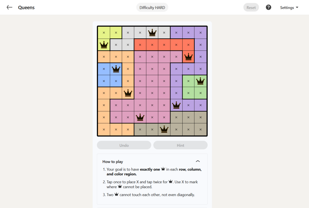 All LinkedIn Games Solutions for Today (August 15, 2026) 6 A screenshot of the daily LinkedIn Games.