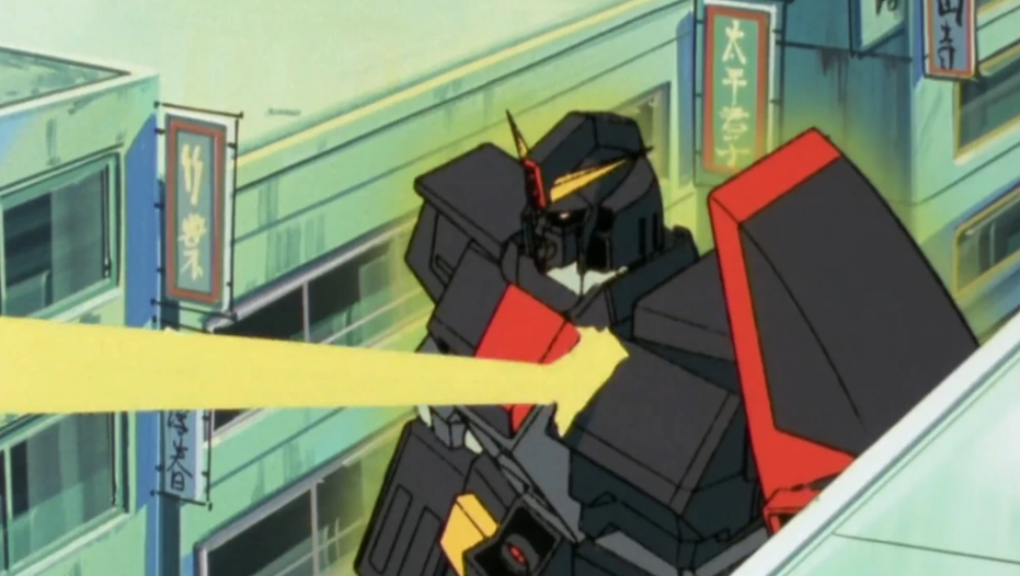 Psycho Gundam from the 1985 anime series Mobile Suit Zeta Gundam.