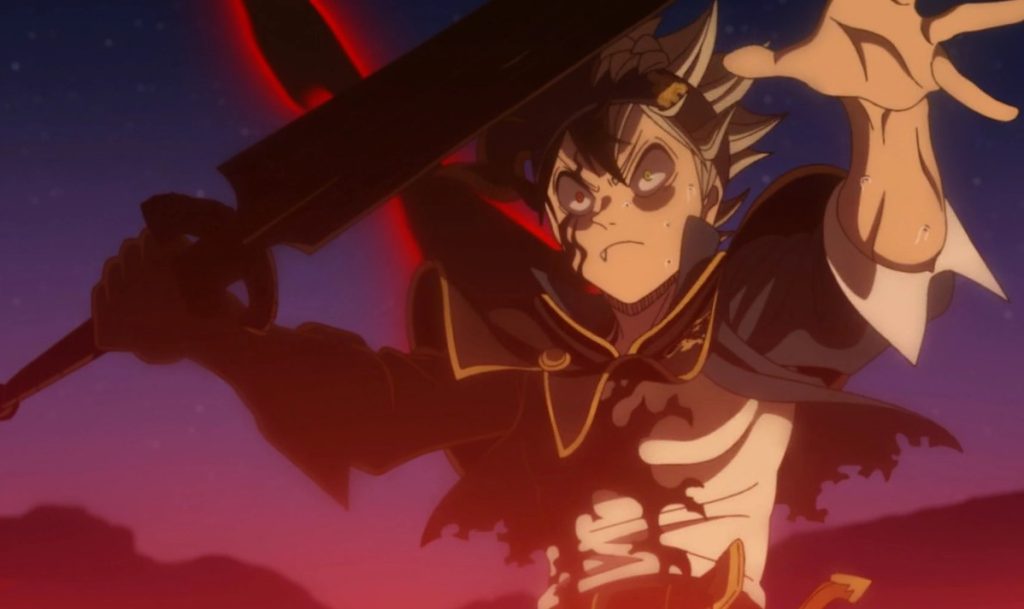 Asta from the dark fantasy anime and manga series Black Clover.