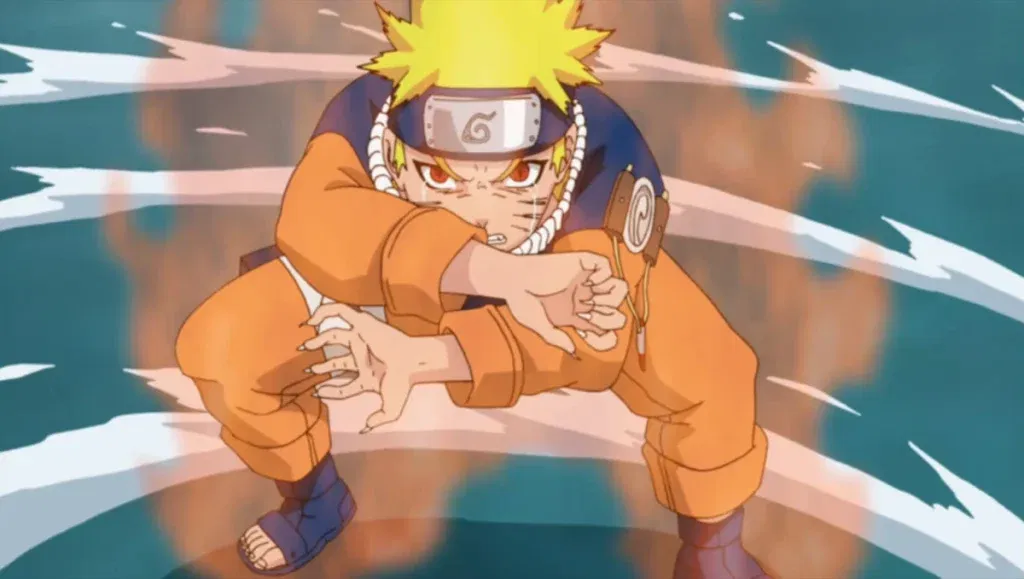 Naruto Uzumaki, as seen in Naruto
