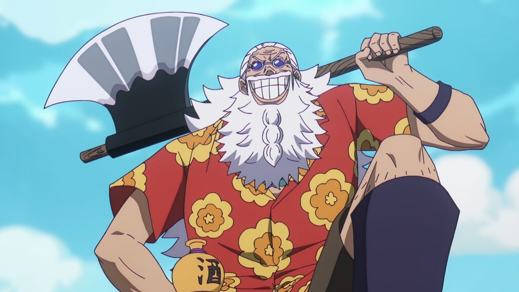 Gaban from One Piece Elbaf arc anime. 