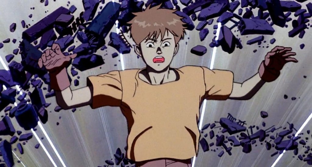 A still from Akira anime movie