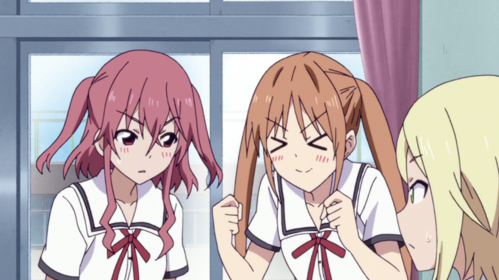 The Most Underrated Comedy Anime of Each Year From the 2010s, Ranked 20 The image features characters Akane Eimura and Kuroko Shiina from the comedy anime series Aho-Girl.