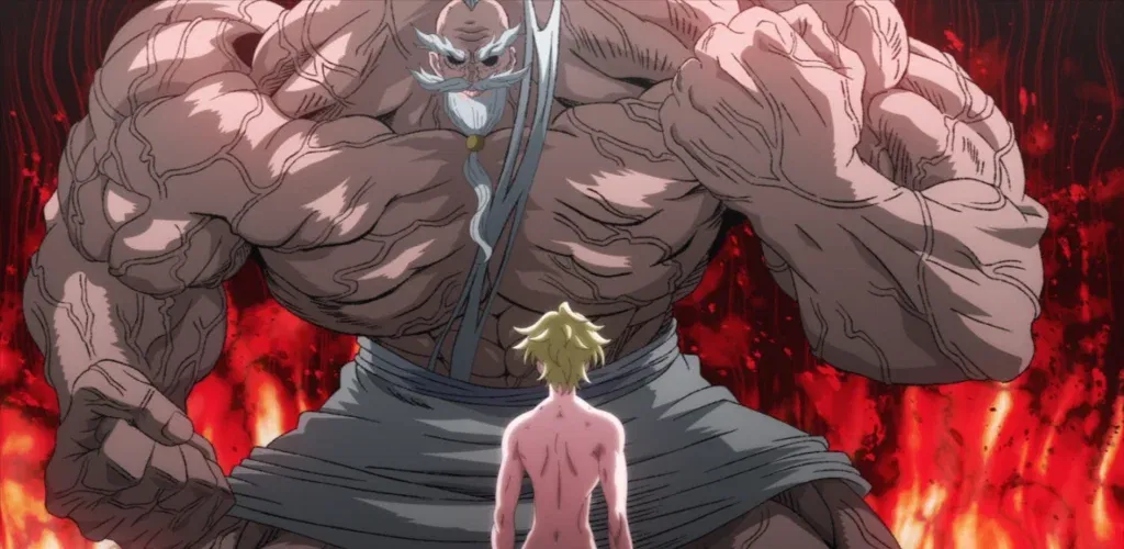 a still from the record of ragnarok anime series