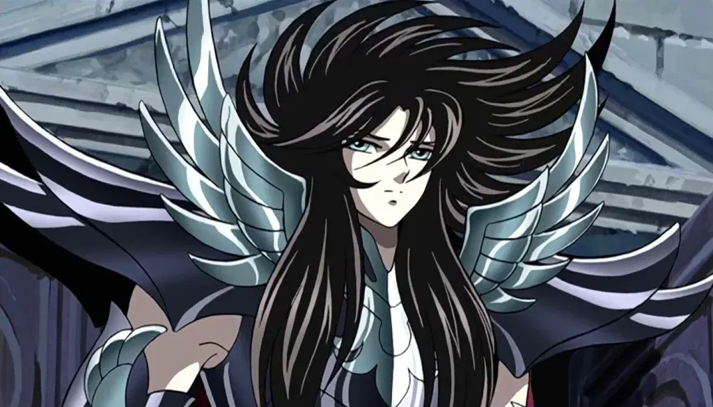 a still from the saint seiya anime