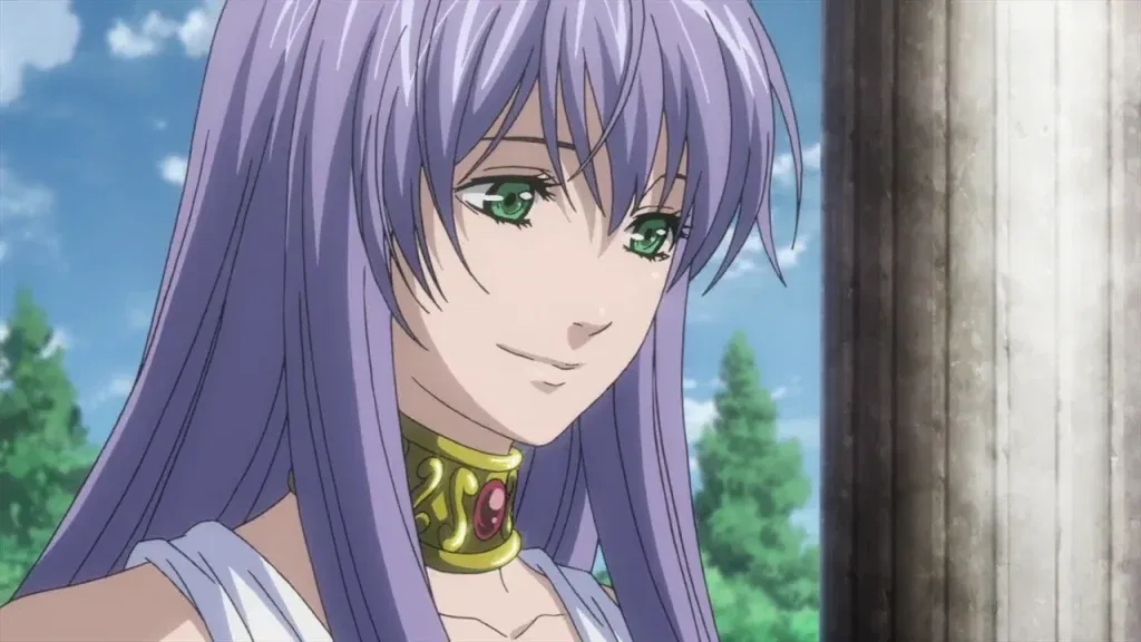 a still from the saint seiya anime series