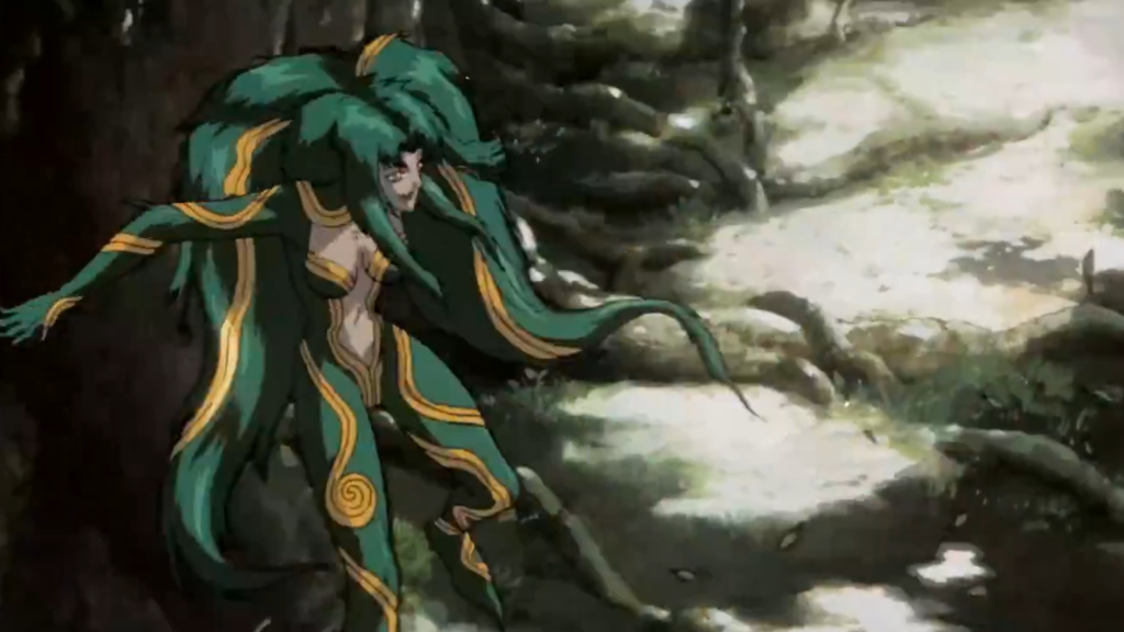 26 Years Later, Anime’s Most Influential Vampire Movie Returns to Theaters in 2027 14 Caroline using her powers in Vampire Hunter D: Bloodlust | Credits: Madhouse