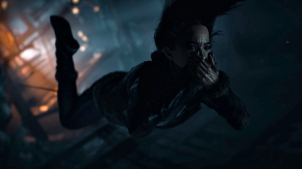 A gameplay screenshot of Until Dawn, a choice-driven horror game from the 2010s.