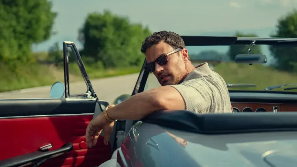 Theo James in a still from The Gentlemen Season 2