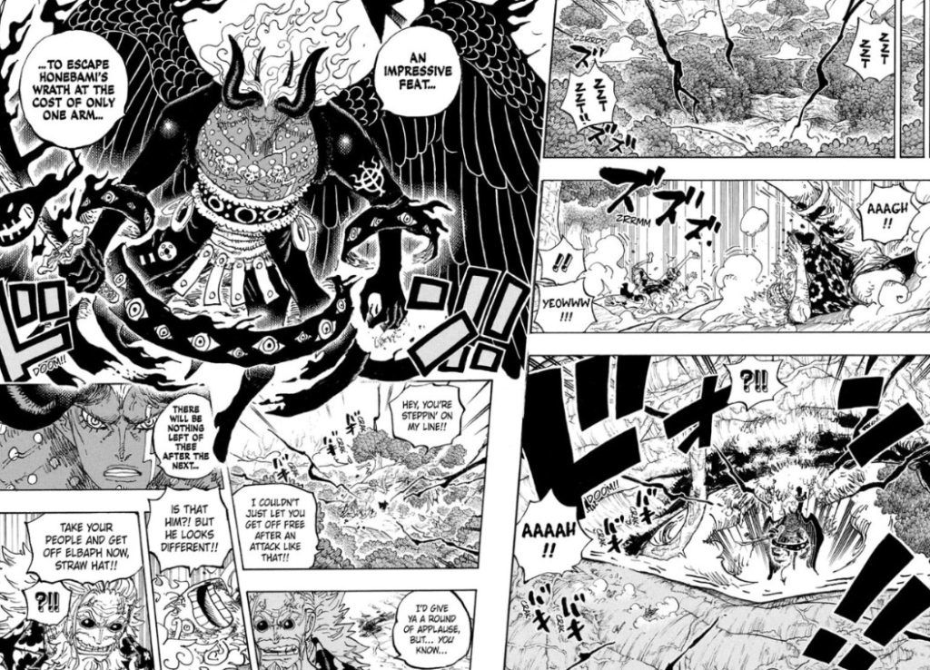 Imu lộ diện hình dạng quỷ mới của mình trong One Piece Chương 1191.