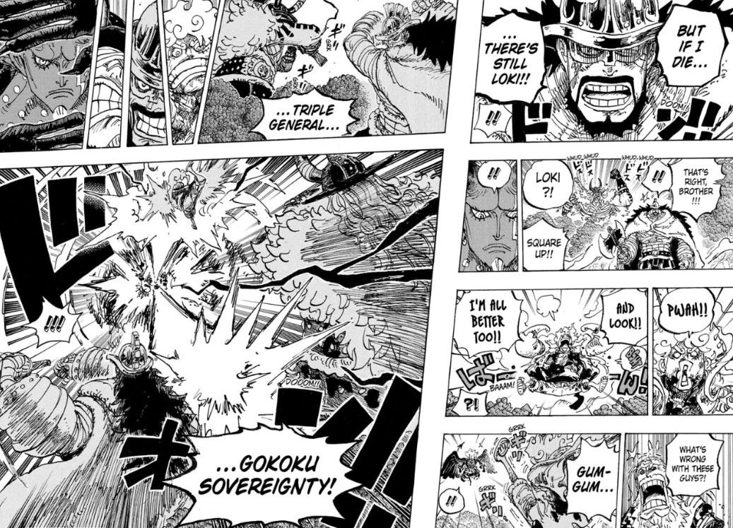 Hajrudin, Luffy và Loki, One Piece Chương 1191