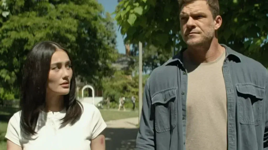 Agnez Mo and Alan Ritchson in Reacher Season 4
