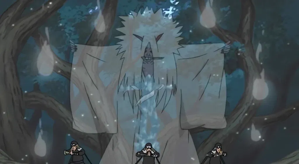 a still from the naruto anime series