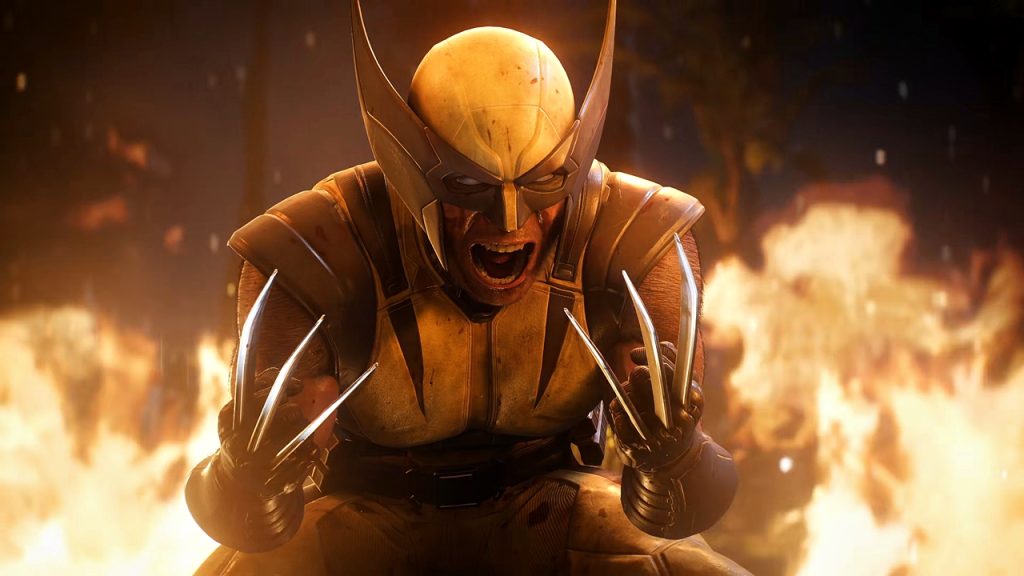 A scene from Marvel's Wolverine showcasing the original "Battle Reborn" suit for the titular protagonist.