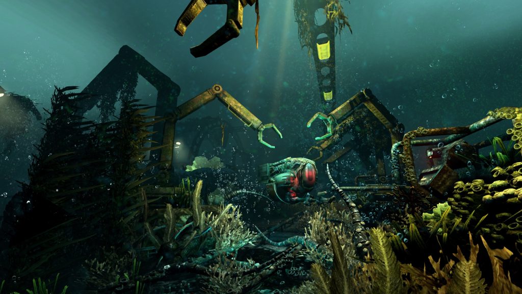 A still from SOMA. (horror games)
