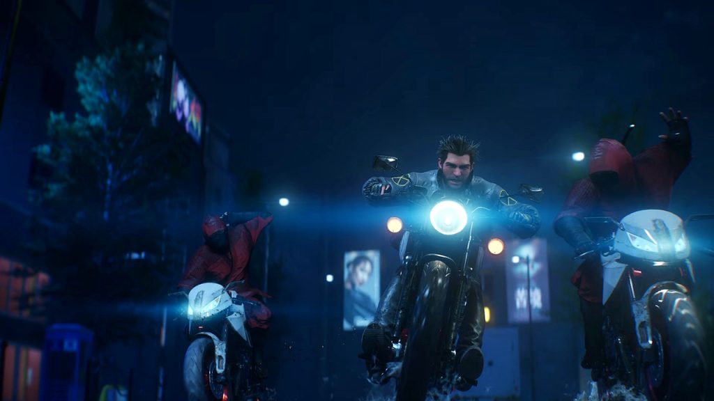 A gameplay screenshot of Wolverine wearing the New Leather suit from the Deluxe Edition of Marvel's Wolverine.
