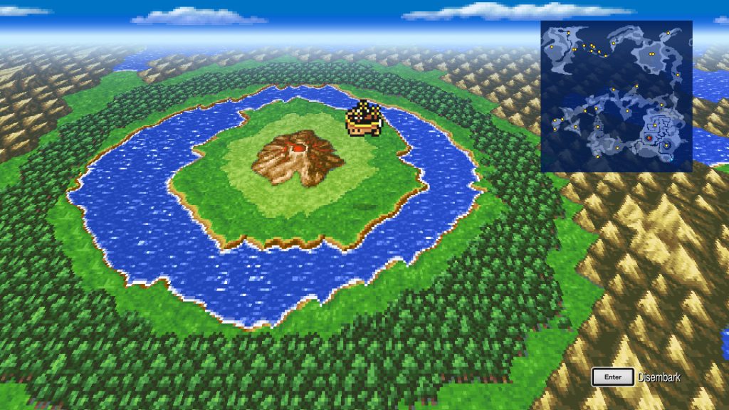 A still from Final Fantasy I.