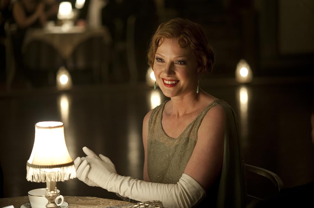 Gretchen Mol in an old restaurant 
