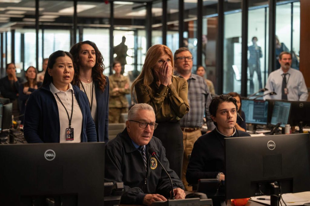 Eden Lee with the cast of Zero Day
