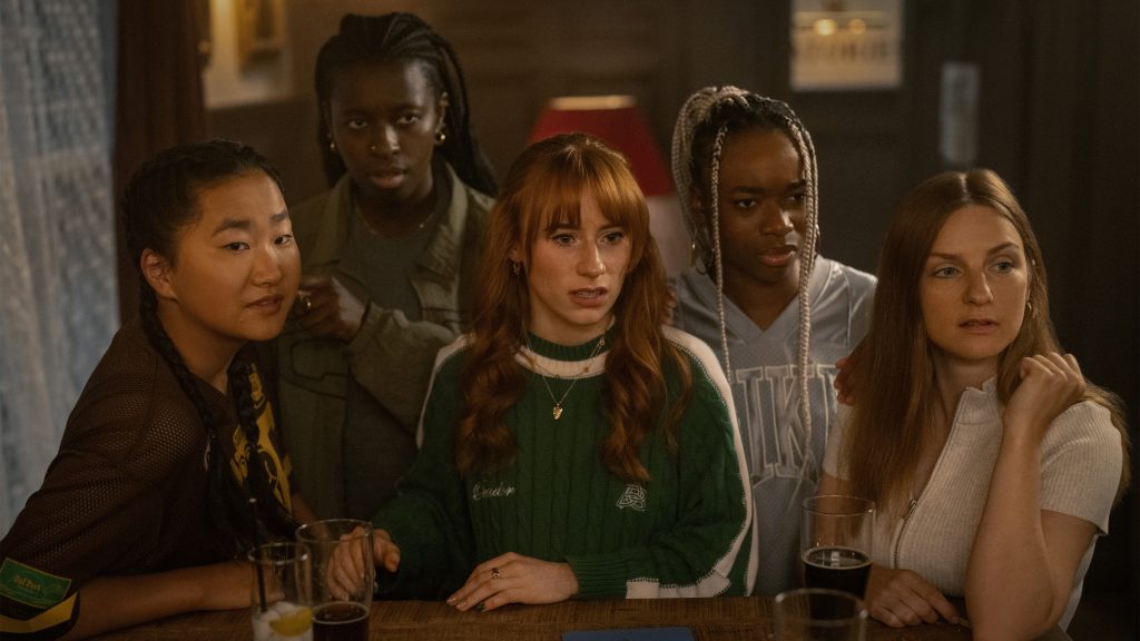 Annelise Heywood, Elizabeth Falola, Aisling Sharkey, Gabrielle Dieujuste and Faye Marsay