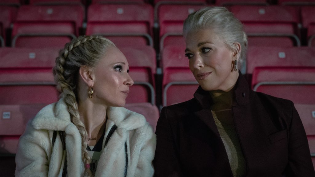 Juno Temple and Hannah Waddingham