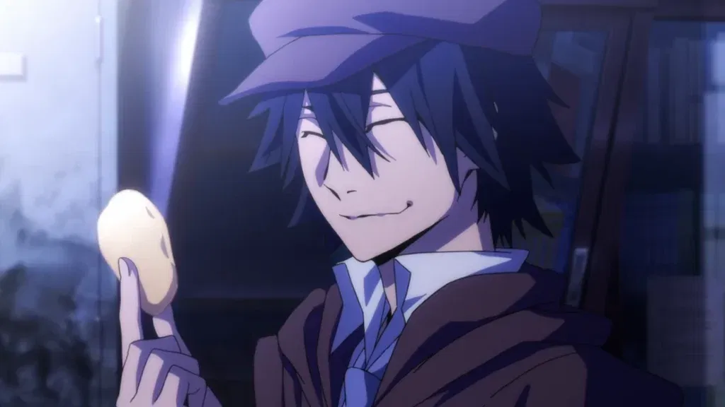 Ranpo eating snacks