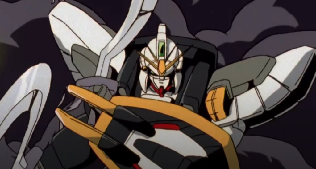 Sandrock from the anime series Mobile Suit Gundam Wing.