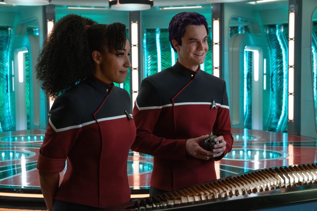 Boimler on the Enterprise