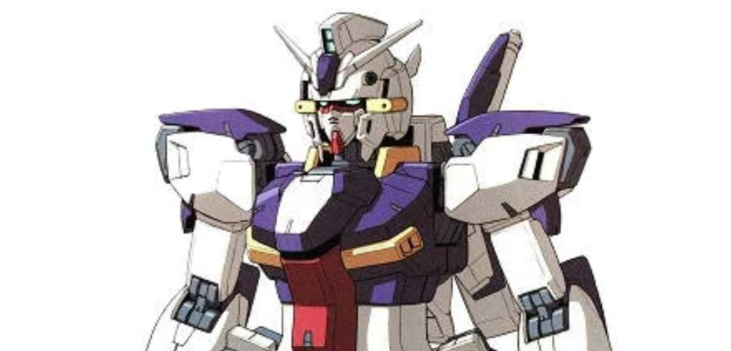 Gundam Kestrel, a prototype high-mobility mobile suit.