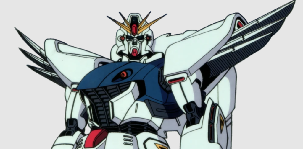 F91 Gundam from the anime movie Mobile Suit Gundam F91.