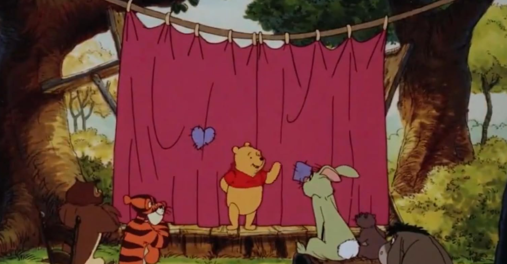 Peter Cullen, Jim Cummings, Michael Gough, Ken Sansom, Hal Smith, and Paul Winchell in The New Adventures of Winnie the Pooh (1988)
