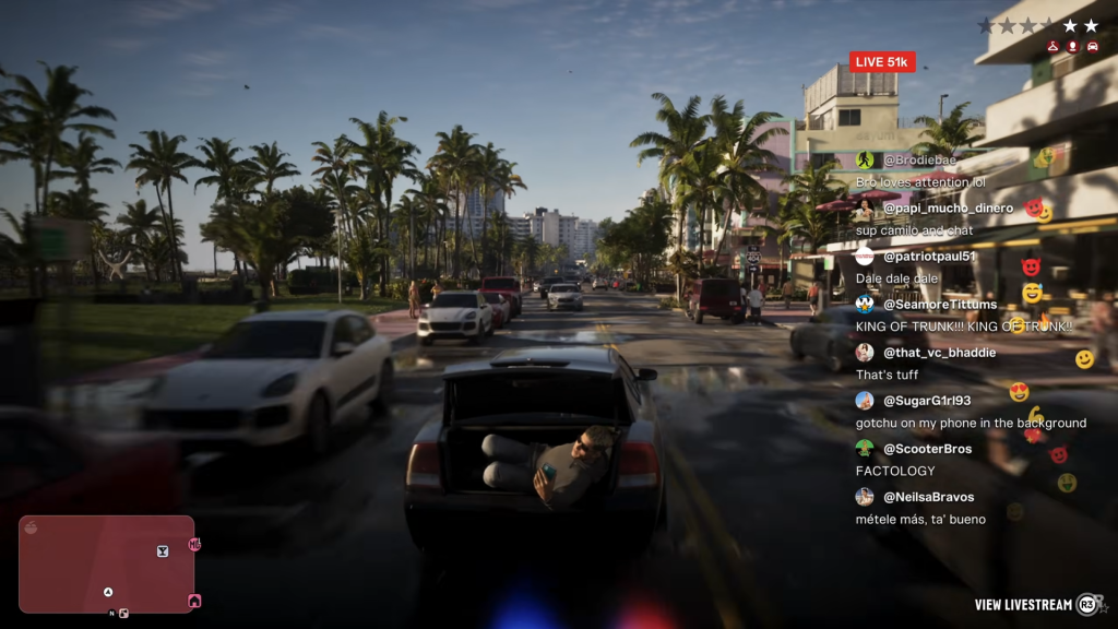 Live-Streaming in GTA 6