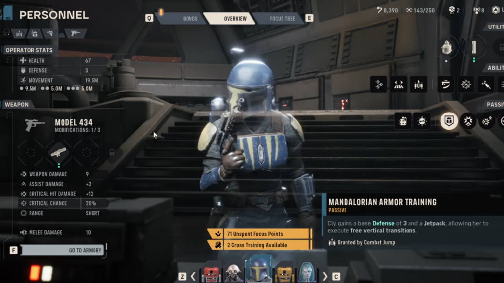 Screengrab from Star Wars Zero Company