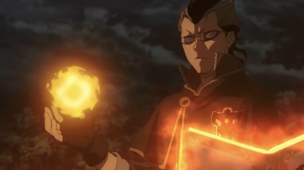 Black Clover Season 2: Release Date, Plot, Episodes and Everything to Remember 31 Magna Swing from the anime series Black Clover appears in the image, holding an exploding fireball during his initiation test for the Black Bulls squad.
