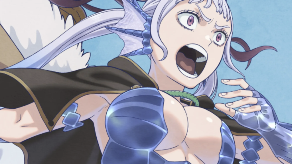 Black Clover Season 2: Release Date, Plot, Episodes and Everything to Remember 32 The image shows Noelle Silva from the anime and manga series Black Clover activating her powerful Mermaid Dress form.