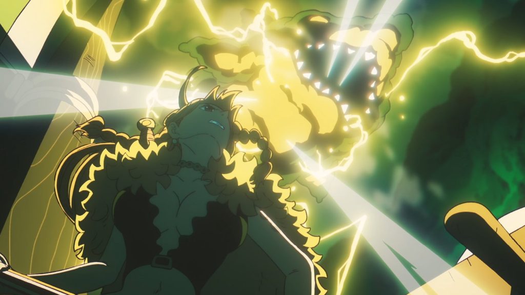 Nami against Gunko from One Piece Episode 1176. 