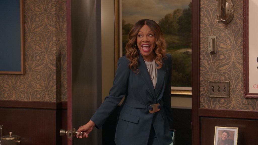 The Varnell Hill Show Season 1 Review: A Decent Return to Sitcoms for Davidson 5 Wendy Raquel Robinson as Rachel Perkins in episode 1, season 1, of The Varnell Hill Show, streaming on Paramount+ 2026. Photo credit: Paramount+