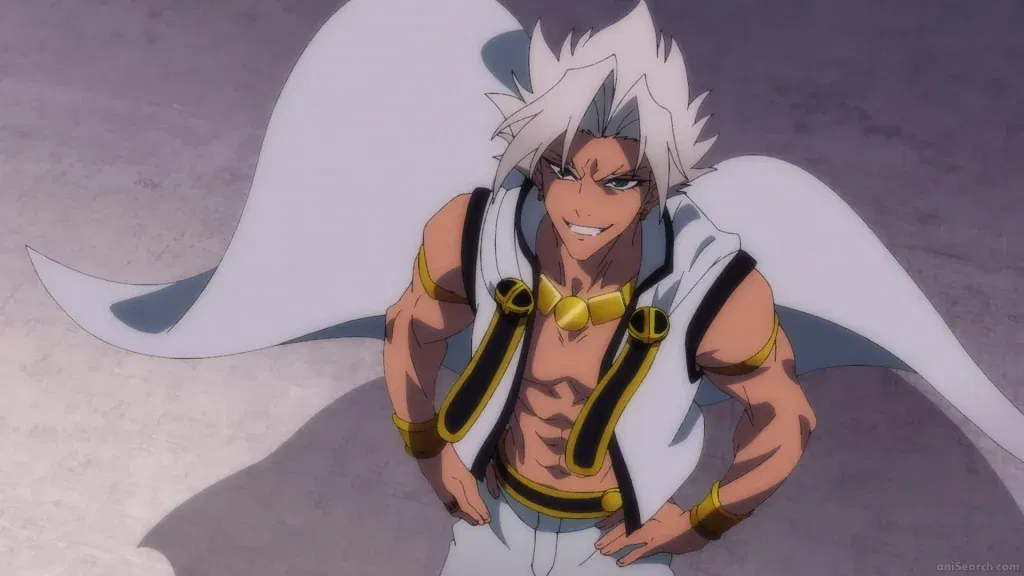 Zeo smirking in Wistoria