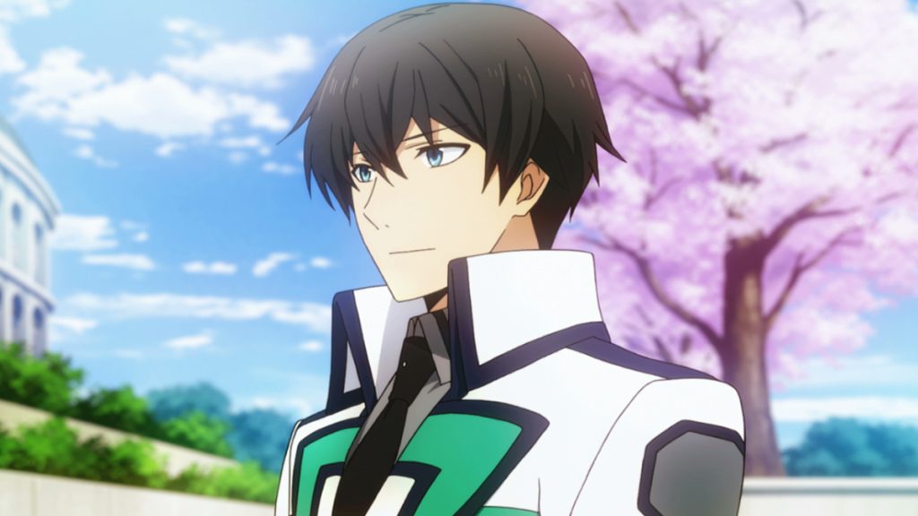 Tatsuya during his first day at the high school