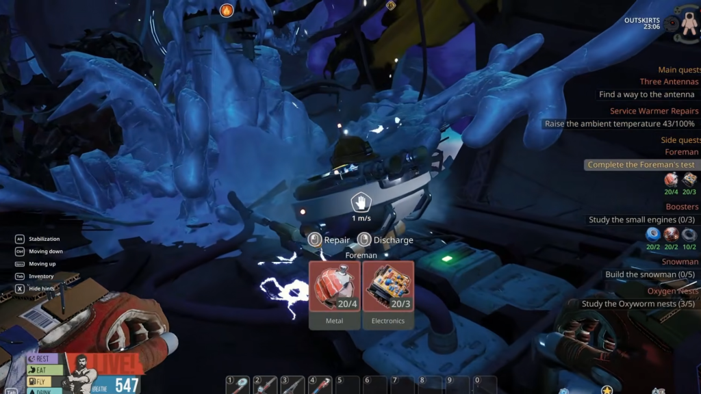 Screengrab from Breathedge 2