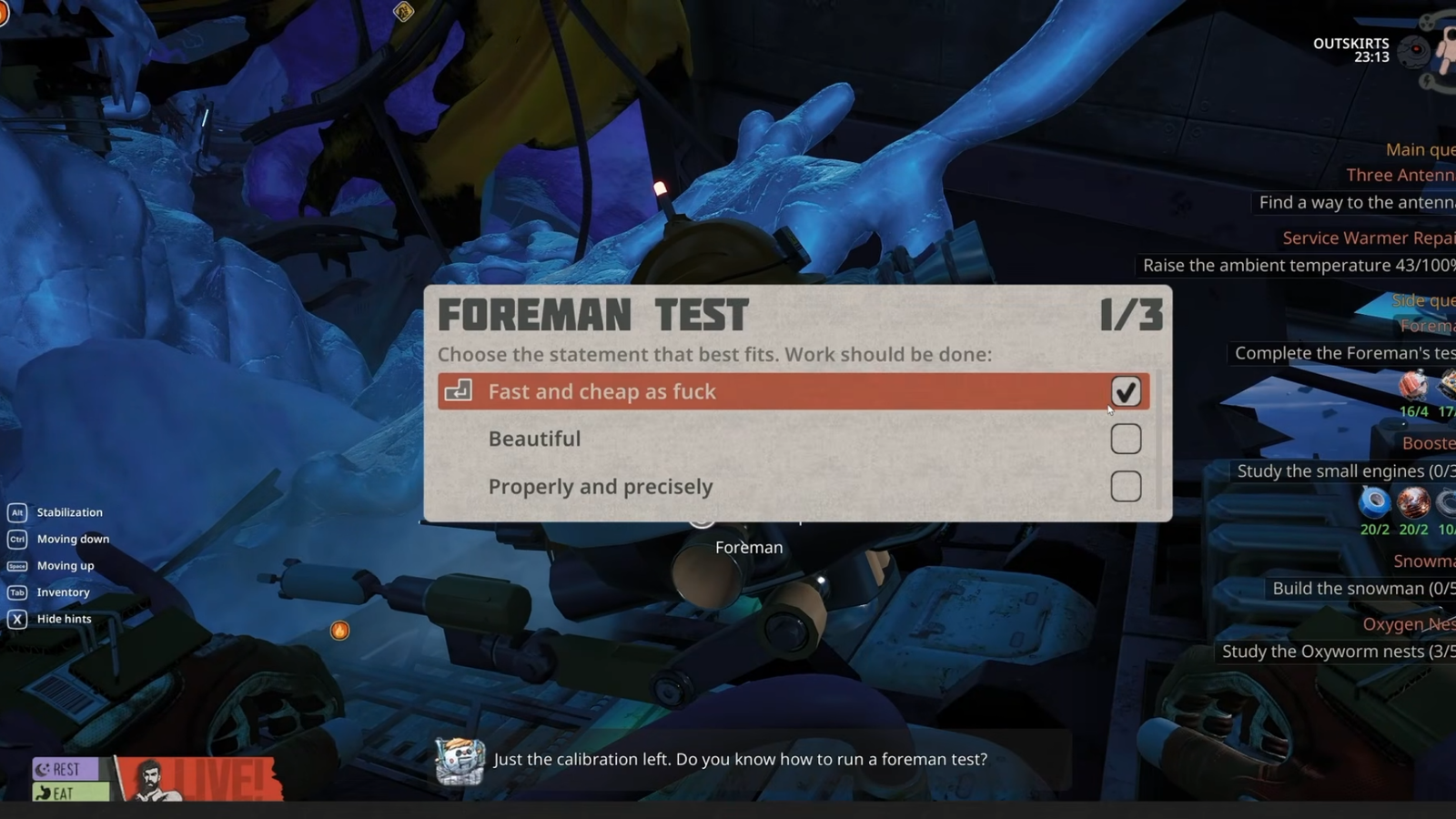 Breathedge 2 Foreman Repair Answer 1