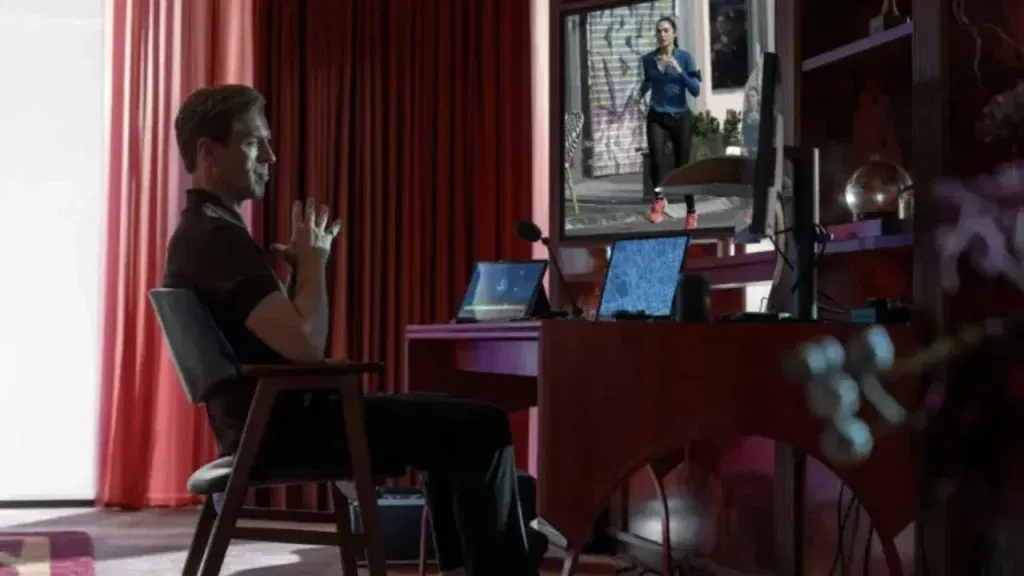 Damian Lewis in a still from The Runner