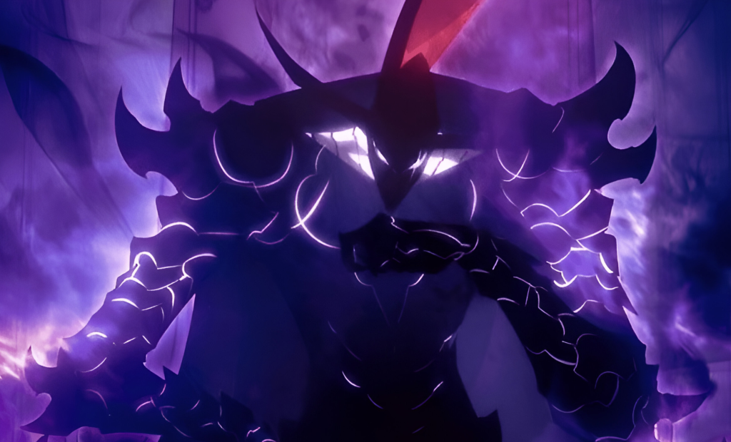 The image shows Igris (also known as Igris the Blood-Red), a prominent shadow soldier and one of the most loyal commanders in Sung Jinwoo's shadow army from the anime and manhwa series Solo Leveling.