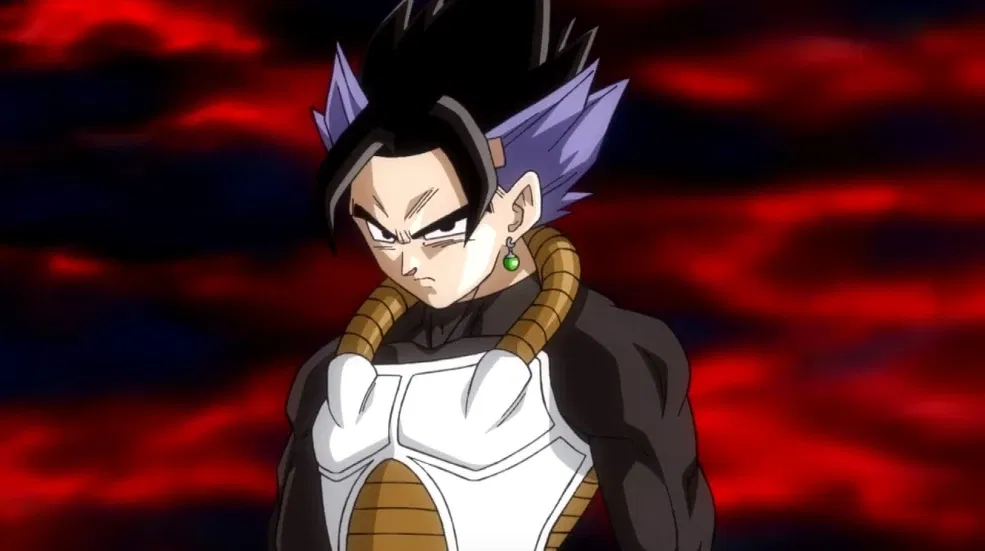 a still from dragon ball heroes promotional anime series