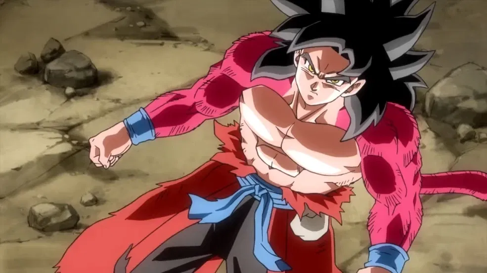 a still from the dragon ball heroes anime
