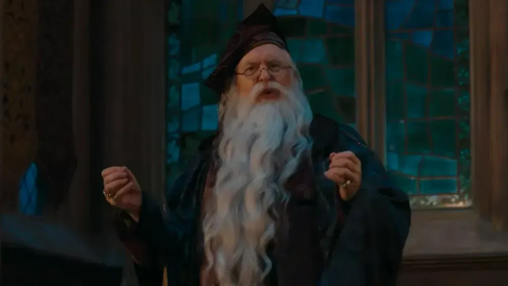 John Lithgow as Albus Dumbledore in Harry Potter