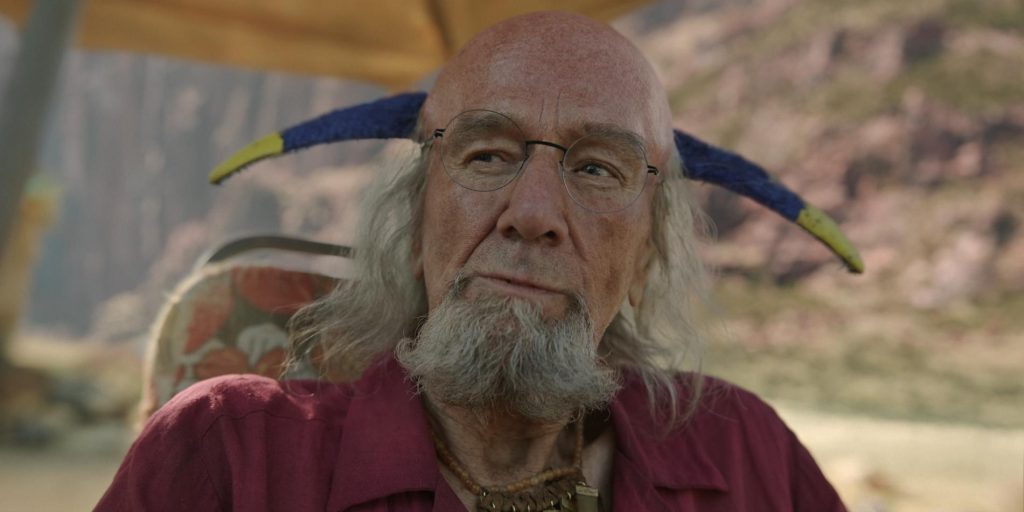 Clive Russell as the character Crocus in the live-action Netflix series One Piece.
